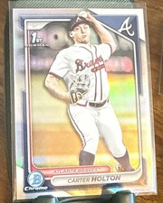 2024 Bowman Draft - Chrome Carter Holton #BDC-74 Refractor (RC)