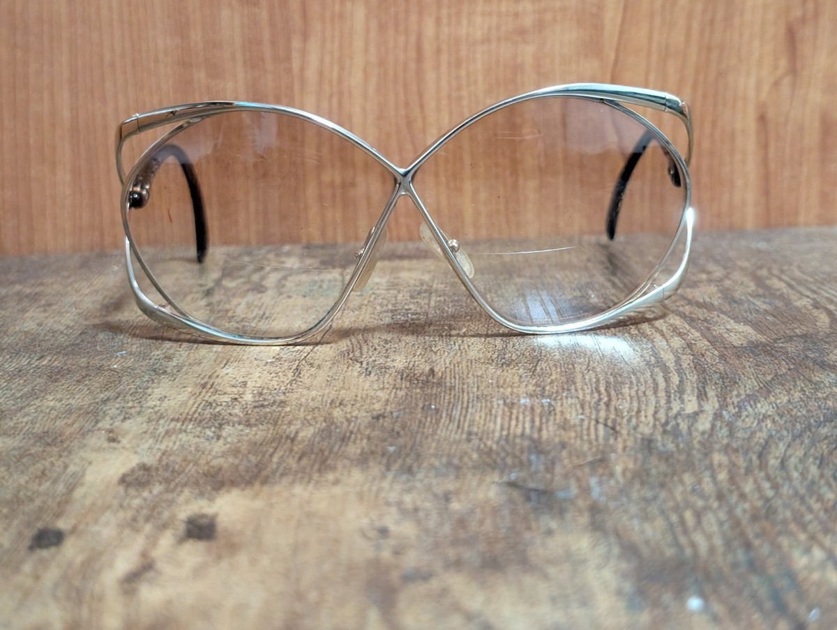 VINTAGE CHRISTIAN DIOR 2056 BUTTERFLY EYEGLASSES FRAME MADE IN