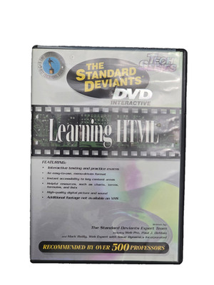 Standard Deviants - Learning HTML (DVD, 2000)