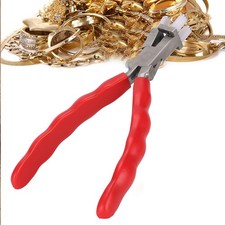 Double Flat Round Nylon Jaw Pliers Bracelet Jewelry Making Tool C Type 