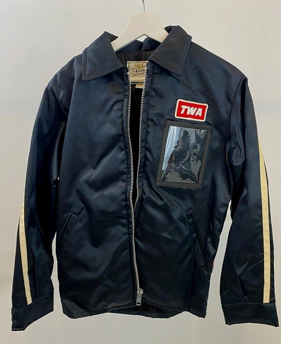 Vintage 1960's Amazon Sportswear TWA Airlines Airport Ground Crew Jacket Size Lg