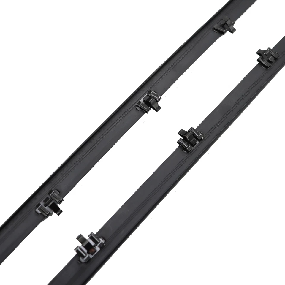 Front Door Window Sweep Felts Weatherstrip Seals Kit for Chevy GMC Truck Foto 3 de 4