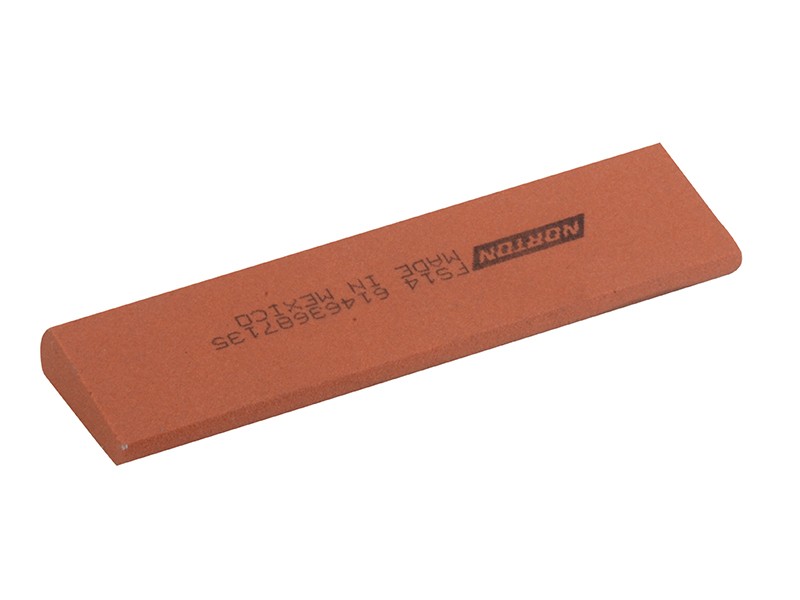 India FS14 Round Edge Slipstone 100 x 25 x 11 x 5mm - Fine INDFS14