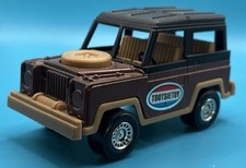 Tootsie Toy Land Rover SUV Brown Metal Plastic Made in USA 5" Length