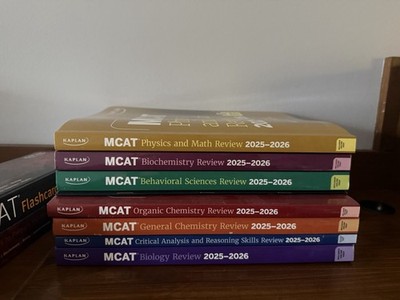Kaplan Test Prep Ser.: McAt Complete 7-Book Subject Review 2025-2026, Set unused