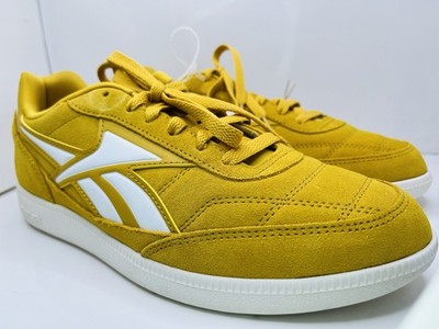 Reebok Classic AZ Suede Leather Yellow Mustard Shoes Men's size 10 NWT Rare!