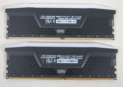 Corsair Vengeance RGB 32GB (2x16) GB DDR5-6000MT/s Memory RAM