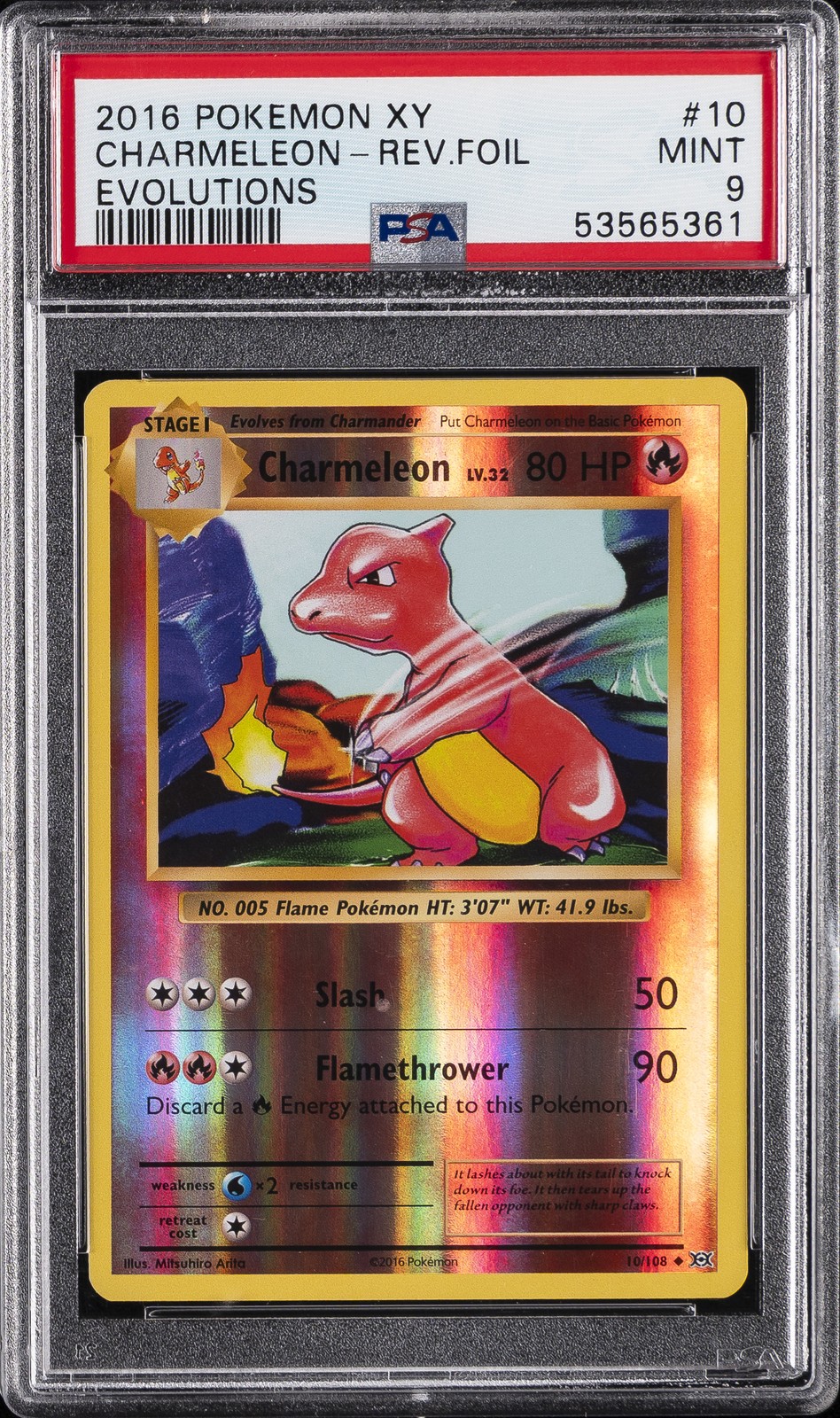 Charmeleon Reverse Holo #10