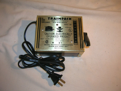 Vintage Model Rectifier HO Model 100 Trainpack Transformer Power Pack USA !!