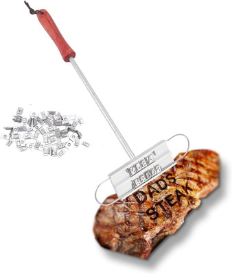 Branding Iron Kit with 120+ Interchangeable Letters and Spaces, Custom Design fo