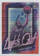2020-21 Panini Donruss Optic Lights Out Red Pulsar Prizm James Harden #1 0et1