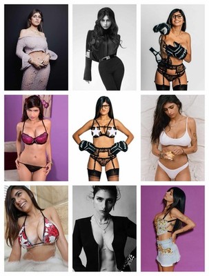MIA KHALIFA SEXY POSTER DRUCK KUNST - DESIGN/GRÖSSE/LAMINAT/GERAHMT OPTION wählen c