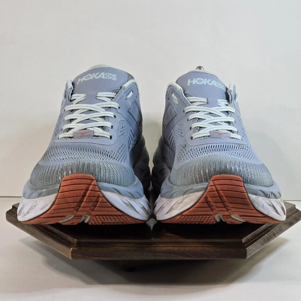 Zapatos Hoka One One Bondi 7 para mujer talla 10 anchos azules para correr 1110531 BFBG Foto 2 de 4