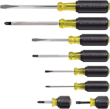 Klein Tools 85078 Screwdriver Set, Made in USA, All-Purpose Screwdriver Kit Has