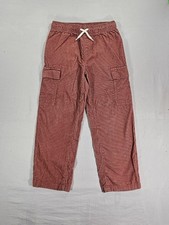 Carter  s 5T Corduroy Cargo Pants Rust Terracotta Pull On Drawstring Toddler