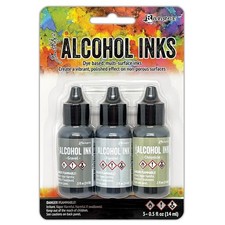 Tim Holtz Alcohol Ink 3pc Crossroads
