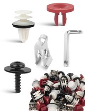 61PCS T30 Engine Splash Shield Guard Screw Nut Kit Door Trim Panel Retainer