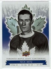 Nick Metz (Hockey Card) 2017-18 UD Toronto Maple Leafs Centennial # 24 - Mint