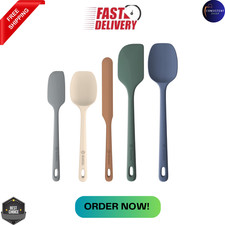 Silicone Spatula Set 5pcs Heat Resistant Non-Stick BPA-Free Kitchen Tool