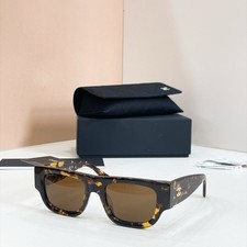 Chanel 5572 Square Sunglasses Havana Tortoise Brown Lens 52-20-140 WITH NEW CASE