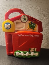 Leap Frog Tad's Counting Farm Electronic Book Block Barnyard Vintage 2002 Toy