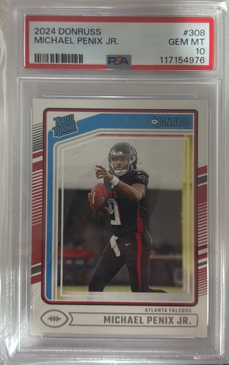 2024 Donruss #308 Michael Penix Jr. Gem Mint PSA 10