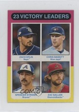 2024 Heritage Mini League Leaders Zach Eflin Chris Bassitt Spencer Strider 0x4h