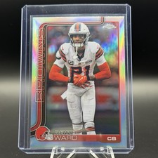 2025 Topps Chrome- Denzel Ward Refractor #74 Cleveland Browns