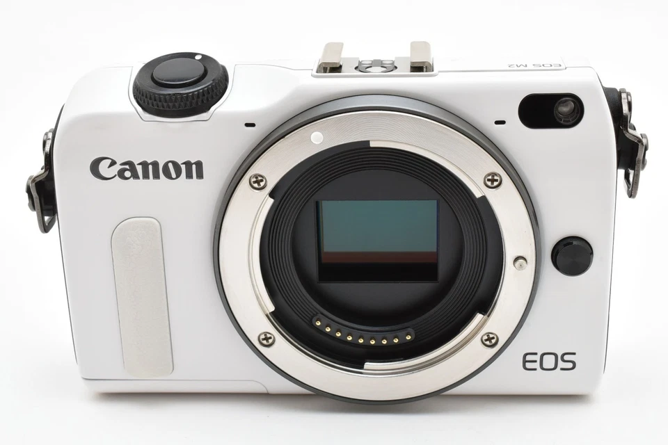 Canon EOS M2 18.0MP Mirrorless Digital Camera Body White [Exc++] Japan #2613686 - Image 3 of 4