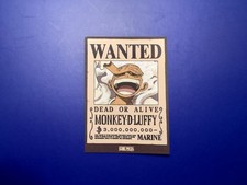 Monkey D Luffy Wanted Poster Gear 5 Sticker :...