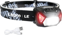 Lepro Stirnlampe Led Wiederaufladbar, 2000 Lux Superhell Kopflampe Stirnlampe Mi
