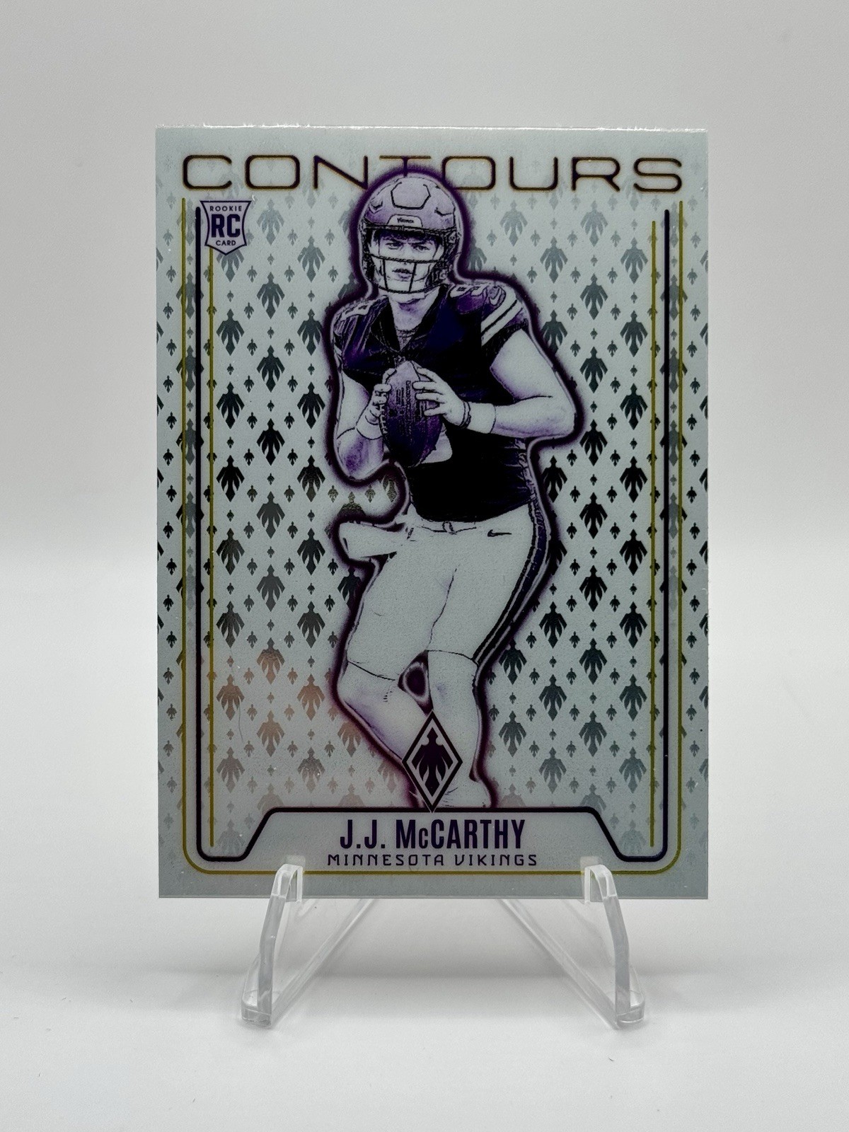 2024 Panini Phoenix - Contours J.J. McCarthy #CON-JMY (RC)
