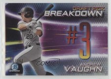 2019 Bowman Draft Chrome Scouts Pick Breakdown Refractor /250 Andrew Vaughn 0c6