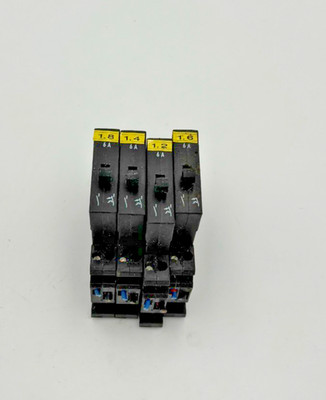 4 Stück Phoenix Contact Geräteschutzschalter   TMC-1-F1-100-6A  /  0914141