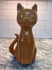 Hull pottery Orange cat vase #809USA