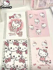 Hello Kitty Notebook Journal Memo PadDiary Pack of 4 Sanrio Pink Girl Christmas