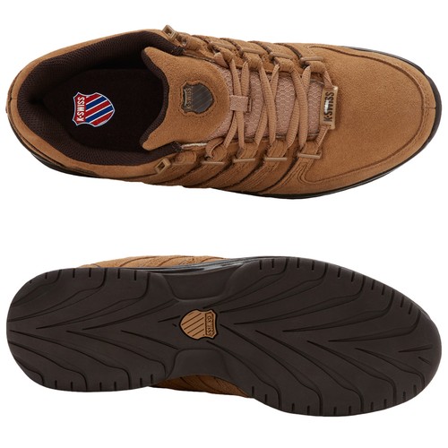 K-Swiss Para Hombres Rinzler Entrenadores Informales Con Cordones Suela de Goma Zapatos de Corte Tenis - Imagen 4 de 13
