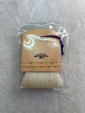 Japanese Geisha Kabuki Hinoki Wood Goat Hair 60mm Itahake Pro Stage Makeup Brush