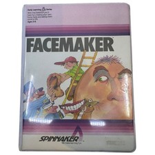 Spinnaker Facemaker ColecoVision Game Cartridge Case Manual Overlay FMK-CV 1984 image