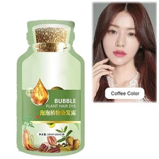 Natural Plant Hair Dye Bubble New Botanical Based for Grey Hair Color Bubble Dye