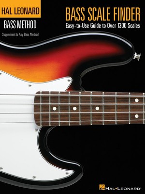 Bass Scale Finder 1300 Scales Bass Guitar Music Lessons Hal Leonard Book