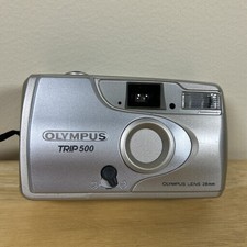 Olympus Trip 500 Point  Shoot 35mm Film Camera - Tested Working