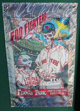Foo Fighters Fenway July 21 & 22, 2018 Fenway Park  Flag/ Banner Approx. 24"x36"
