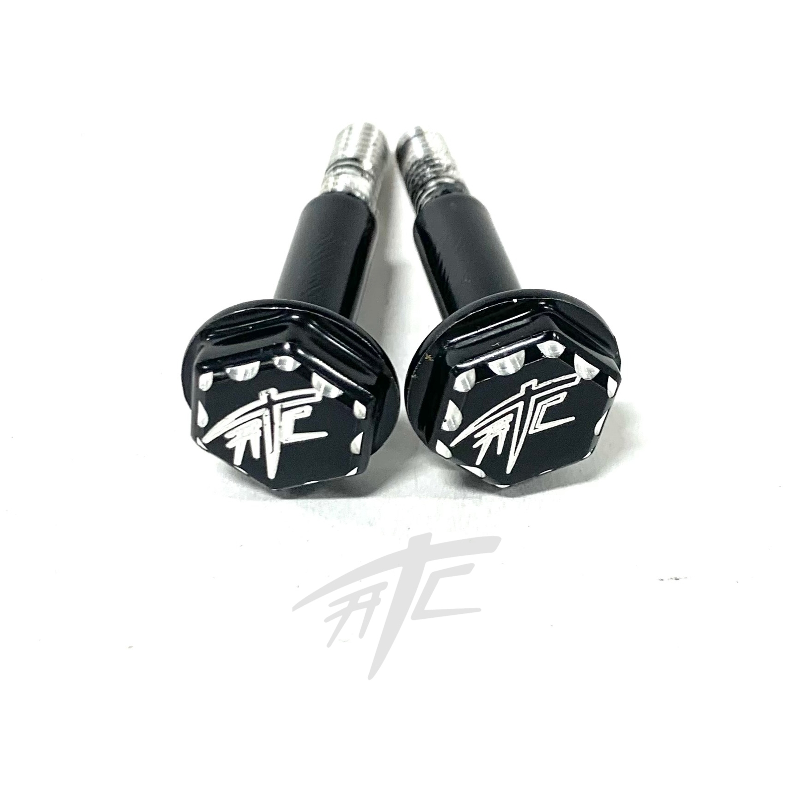 HAYABUSA BLACK DIAMOND CUT ATC CLUTCH & BRAKE LEVER PINS 2006 SUZUKI HAYABUSA