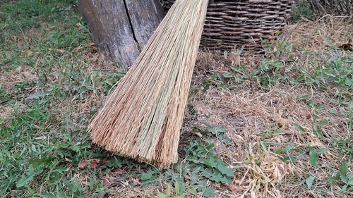 Witches broom black Authentic wedding besom broomstick for wedding witches Besom - Video 1 of 1