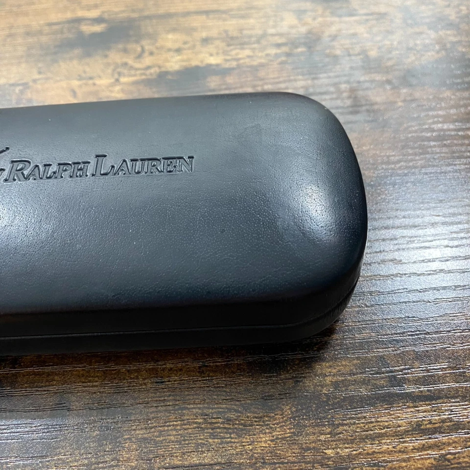 Estuche para gafas Polo Ralph Lauren Gafas de sol Anteojos Estuche rígido Negro -366 Foto 4 de 4