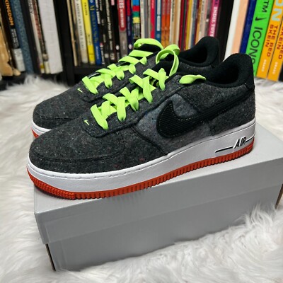 NIKE AIR FORCE KIDS LV8 BLACK GHOST GREEN DZ5287