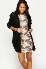 Beautiful floral bodycon dress, size S/M NWOT