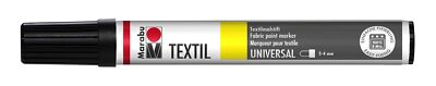 Marabu 0117 03 073 Textil Painter Schwarz 073, 2-4 mm