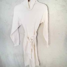 inthebeginning white turtleneck sweater dress